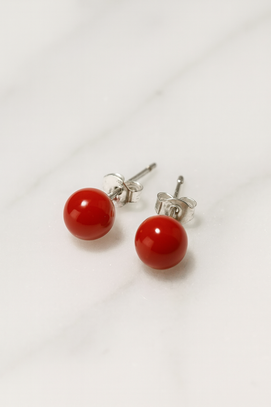 Aros Balín Escarlata