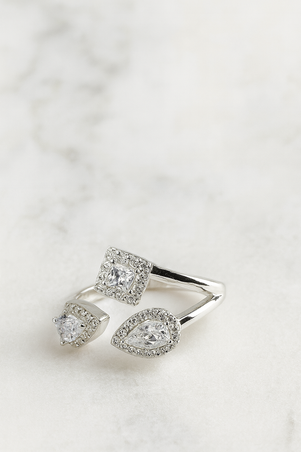 Anillo Triple Brillo